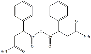 1-phenyl-2-carbamoylethylgermanium sesquioxide 结构式