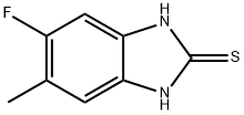 2H-Benzimidazole-2-thione,5-fluoro-1,3-dihydro-6-methyl-(9CI) 结构式