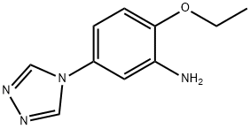 2-乙氧基-5-(4H-1,2,4-三唑-4-基)苯胺 结构式