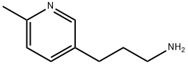 3-(6-甲基吡啶-3-基)丙烷-1-胺 结构式