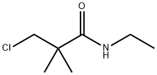 3-氯-N-乙基-2,2-二甲基丙酰胺 结构式