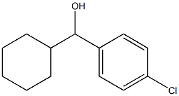 α-Cyclohexyl-4-chlorobenzenemethanol 结构式