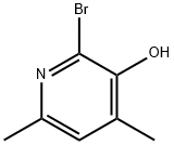 2-bromo-4,6-dimethyl-3-pyridinol 结构式
