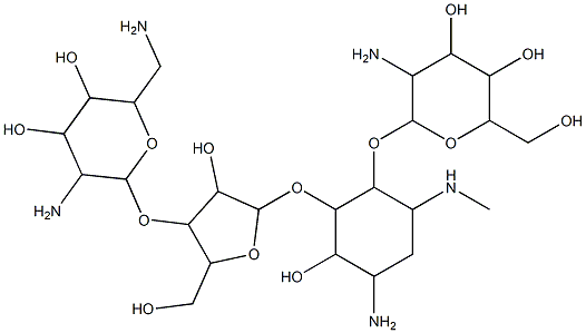 3-N-methylparomomycin I 结构式