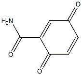 3,6-二氧代环己-1,4-二烯-1-羧酰胺 结构式