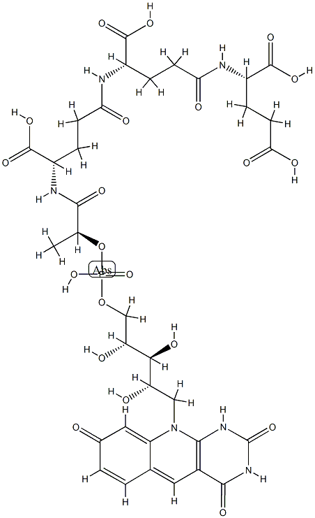 gamma-monoglutamyl-coenzyme F420 结构式