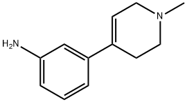 3-(1-甲基-1,2,3,6-四氢吡啶-4-基)苯胺 结构式