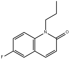 2(1H)-Quinolinone,6-fluoro-1-propyl-(9CI) 结构式