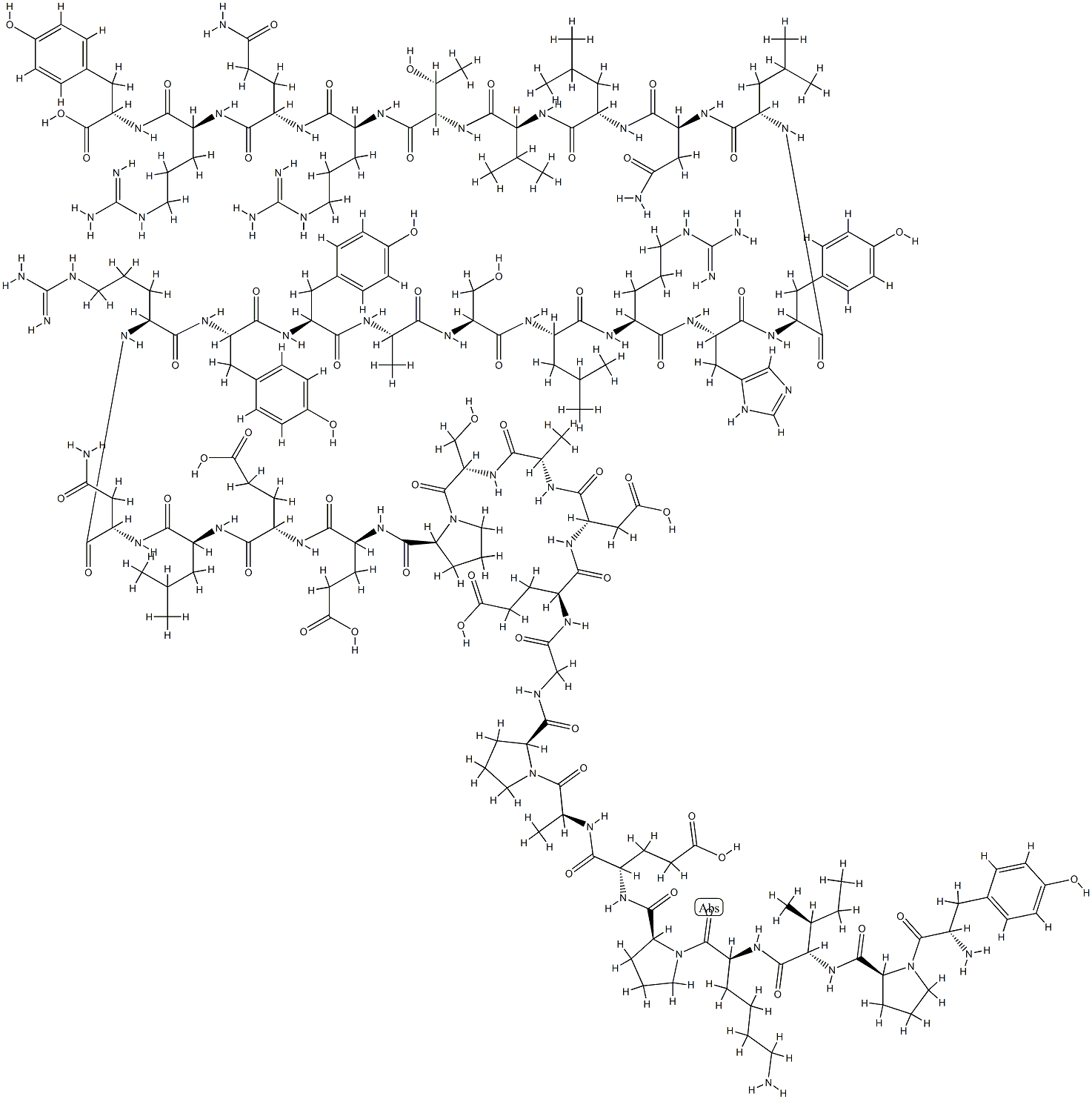 Peptide YY 结构式