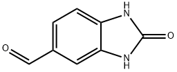2,3-二氢-2-氧代-1H-苯并咪唑-5-甲醛 结构式