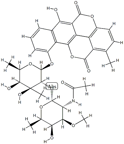 N-acetylelsamicin A 结构式