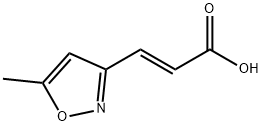 (E)-3-(5-甲基异噻唑-3-基)败脂酸 结构式