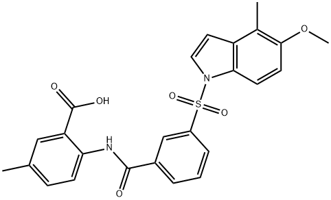 化合物 T27489 结构式