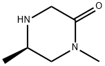 (5R)-1-乙基-5-甲基-2-哌嗪酮 结构式