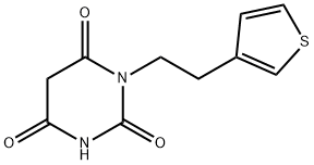 1-<2-(3-Thienyl)ethyl>pyriMidin-2,4,6(1H,3H,5H)trion 结构式