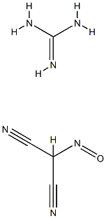 guanidine, compound with nitrosopropanedinitrile (1:1) 结构式