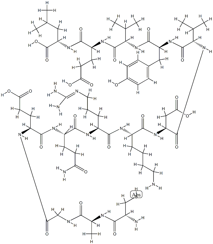 thymopoietin, Cys (28-39)- 结构式