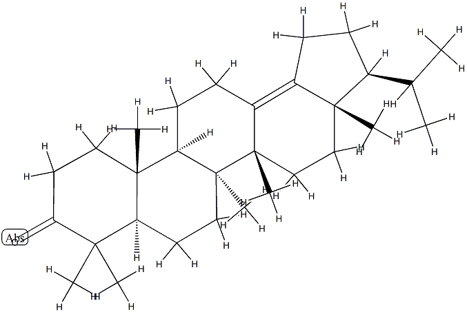 (8α,14β,17β,21β)-B':A'-Neogammacer-13(18)-en-3-one 结构式