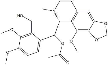 PAPAVEROXINOLINE 结构式