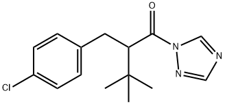 1-(4-氯苄基)-1-(1H-1,2,4-三唑-1-基)-频那酮 结构式