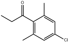 1-(4-chloro-2,6-dimethylphenyl)propan-1-one 结构式