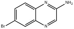6-溴-喹噁啉-2-胺 结构式