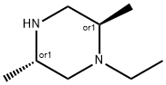 PIPERAZINE, 1-ETHYL-2,5-DIMETHYL-, (2R,5S)-REL- 结构式