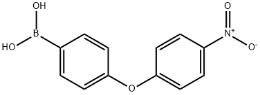 (4-(4-硝基苯氧基)苯基)硼酸 结构式