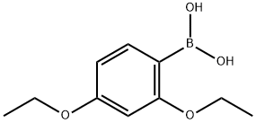 2,4-二乙氧基苯硼酸 结构式