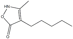 5(2H)-Isoxazolone,3-methyl-4-pentyl-(9CI) 结构式