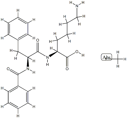 benzoylphenylalanyllysine fluoromethane 结构式