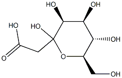 2,6-anhydro-3-deoxyoctonate 结构式