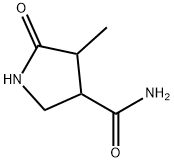 3-Pyrrolidinecarboxamide,4-methyl-5-oxo-(9CI) 结构式