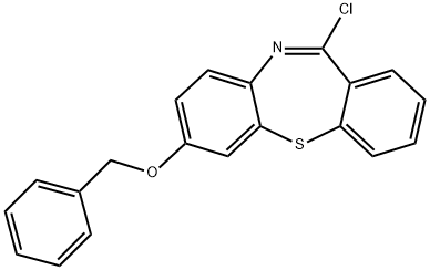 7-Benzyloxy-11-chlorodibenzo[b,f[[1,4]thiazepine 结构式