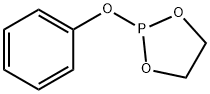 Phosphorous acid, cyclic ethylene ester, phenyl ester 结构式