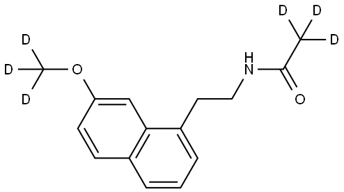 阿戈美拉汀-d6 结构式