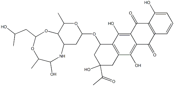 巴米霉素 II 结构式