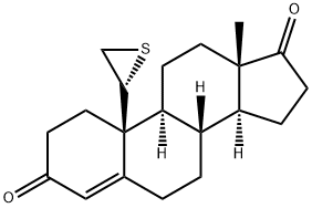 10-thiirane-4-estrene-3,17-dione 结构式