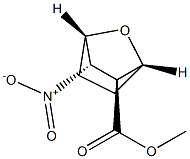 7-Oxabicyclo[2.2.1]heptane-2-carboxylicacid,3-nitro-,methylester,(1R,2S,3S,4S)-rel-(9CI) 结构式