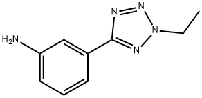 3-(2-ethyl-2H-tetrazol-5-yl)aniline(SALTDATA: FREE) 结构式
