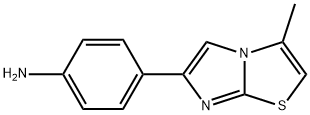 4-(3-甲基咪唑并[2,1-B]噻唑-6-基)苯胺 结构式