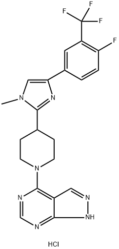 LY-2584702 盐酸盐 结构式