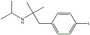 N-isopropyl-4-iodophentermine 结构式