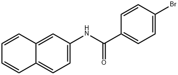 4-bromo-N-(2-naphthyl)benzamide 结构式