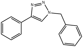 1-苄基-4-苯基-1H-1,2,3-三唑 结构式