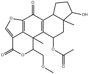 17-hydroxywortmannin 结构式