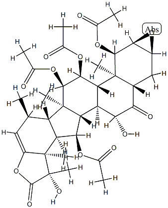根薯酮内酯 A 结构式