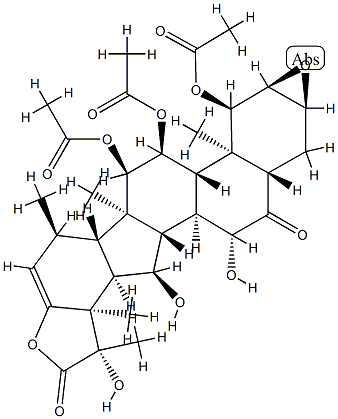根薯酮内酯 B 结构式