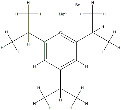 2,4,6-三异丙基苯基溴化镁 结构式