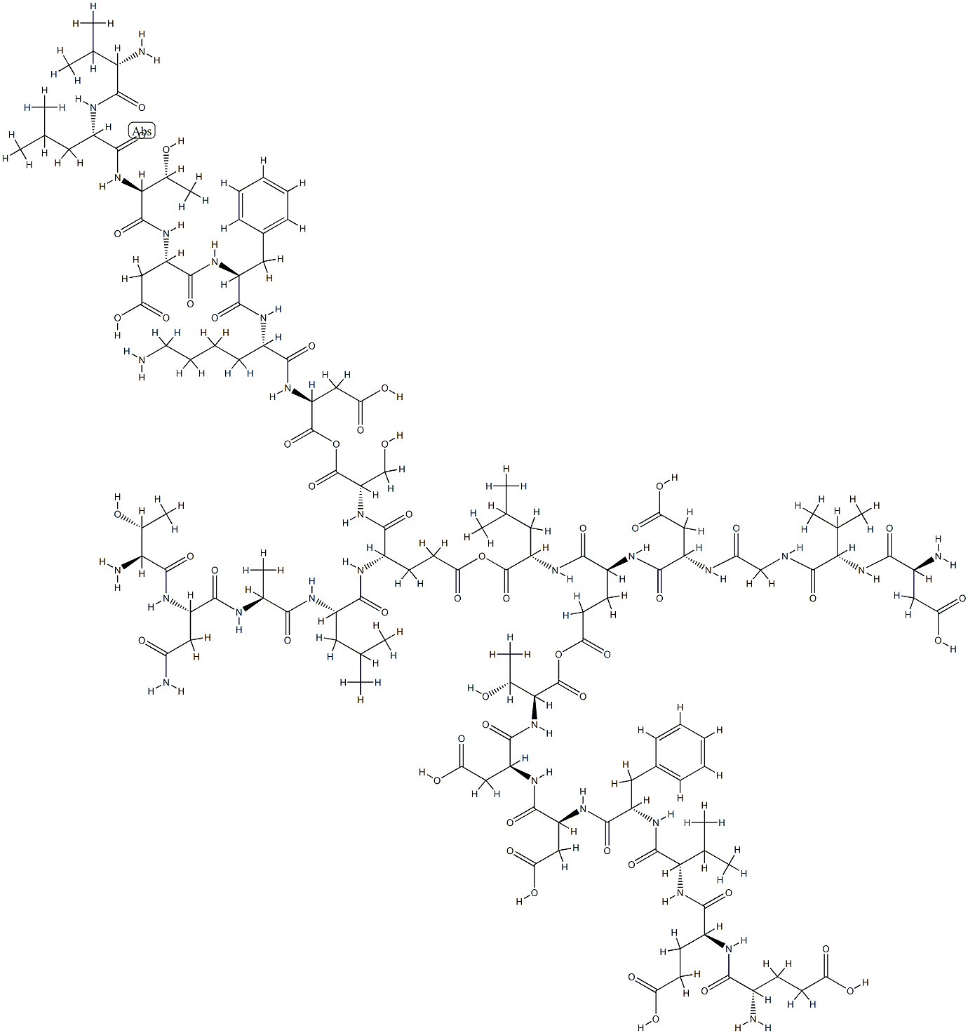 peptide I (Aplysia) 结构式